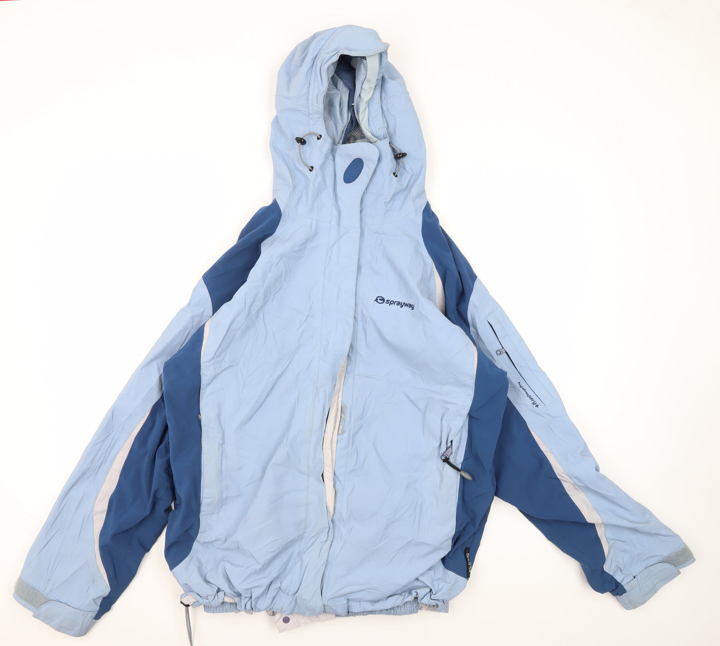 Sprayway Women's Blue Waterproof Anorak Jacket Size 14