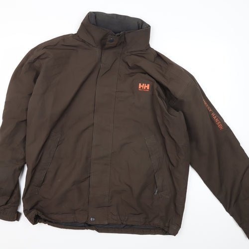Helly Hansen Men's Brown L Windbreaker Jacket