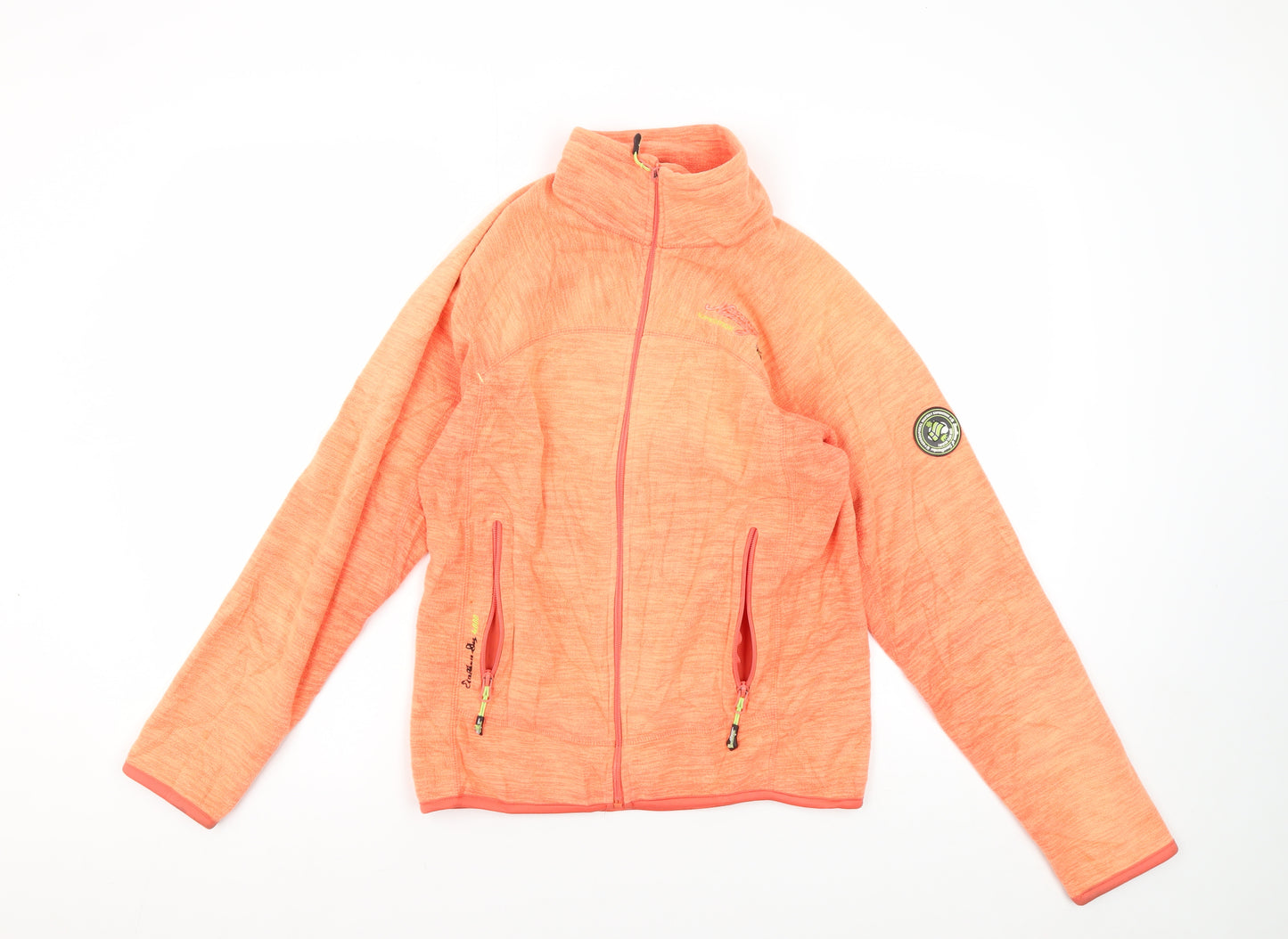Geographical Norway Women's Orange Track Jacket, Size 10