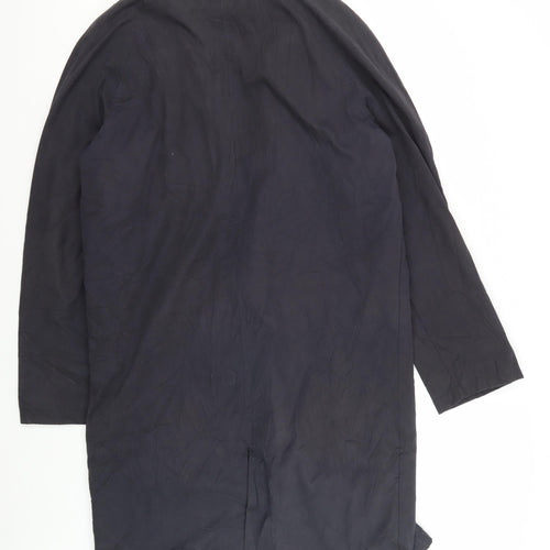 Austin Reed Men's Black Long Overcoat Size 42
