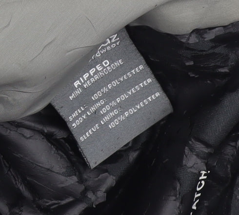 Shredz Men's Black Hooded Waterproof Windbreaker Jacket S
