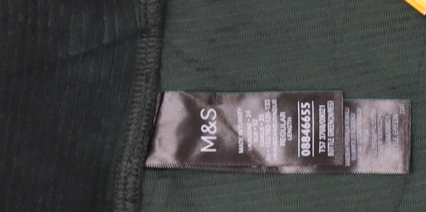 Marks and Spencer Women's Plus Size Corduroy Trousers