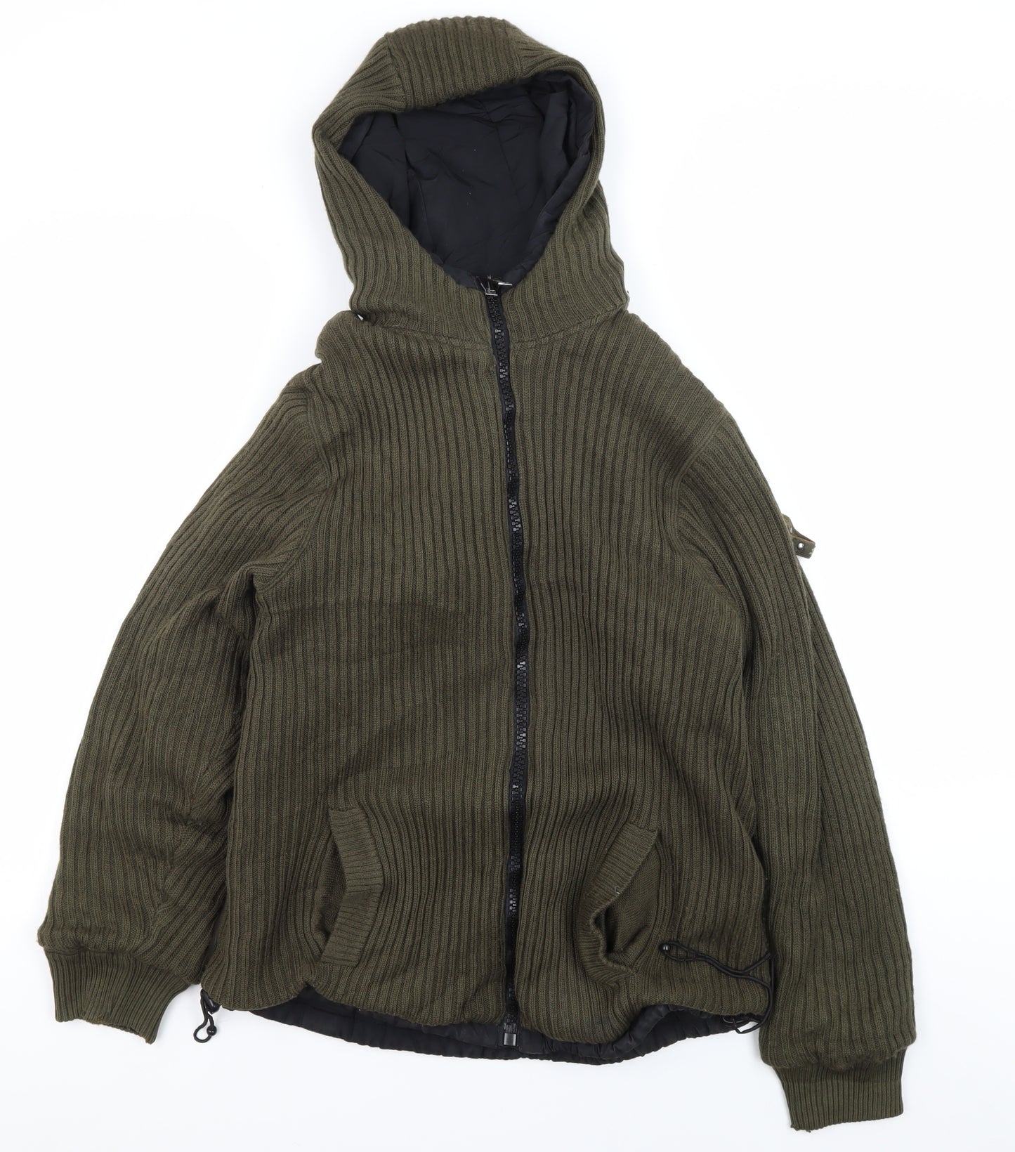 Schott NYC Men's Green Military Jacket L