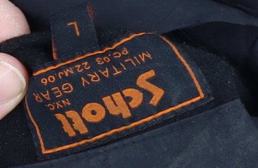 Schott NYC Men's Green Military Jacket L