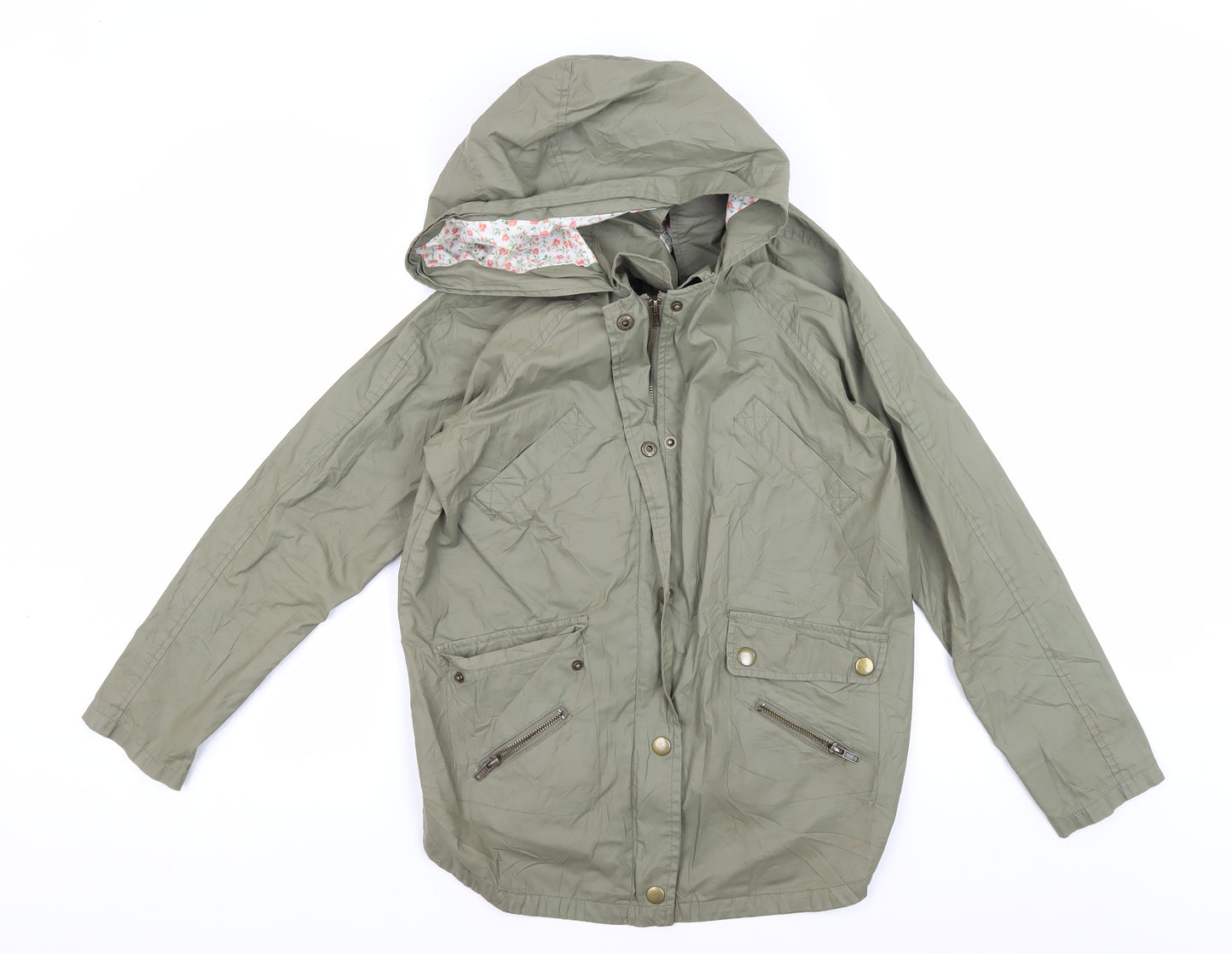 Cheerleader Women's Green Parka Jacket Size 20