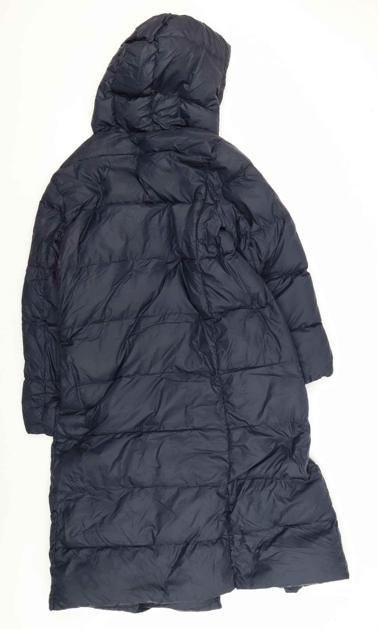 Marks and Spencer Women's Blue Puffer Coat Size 14