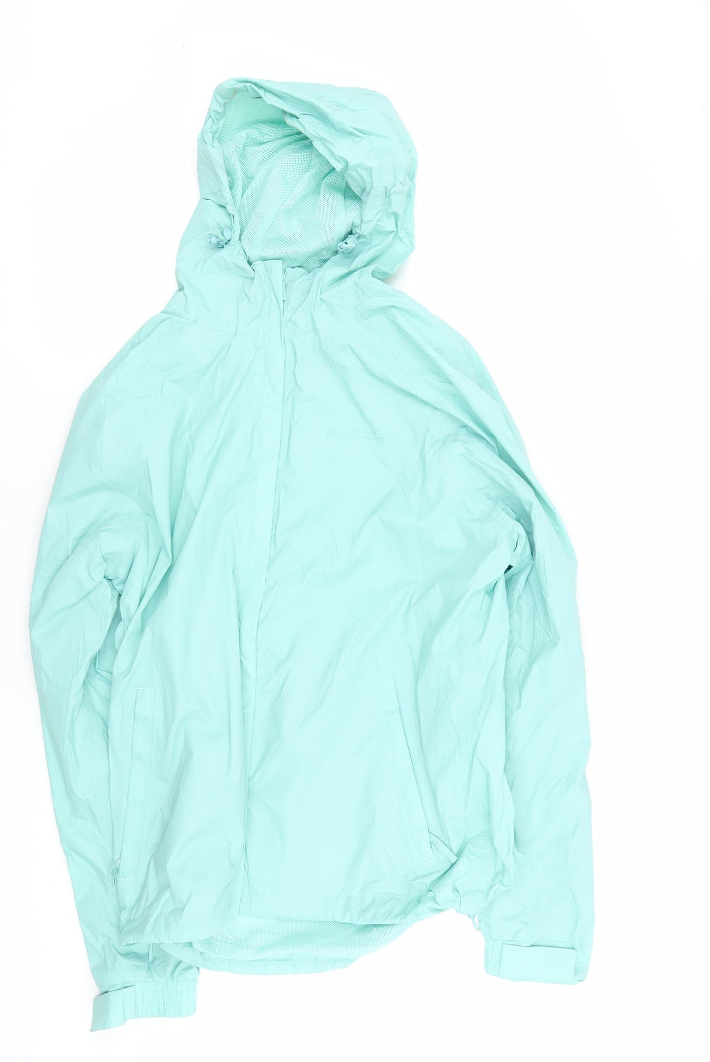 Mountain Warehouse Women's Green Waterproof Anorak Jacket, Size 14