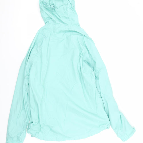 Mountain Warehouse Women's Green Waterproof Anorak Jacket, Size 14