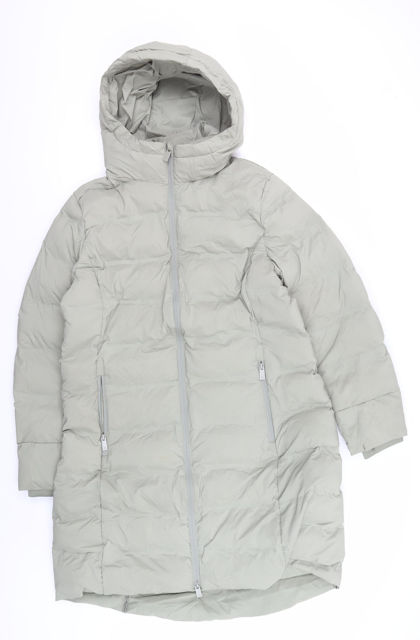 Marks and Spencer Women's Grey Hooded Puffer Coat Size 16