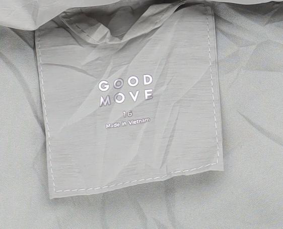 Marks and Spencer Women's Grey Hooded Puffer Coat Size 16