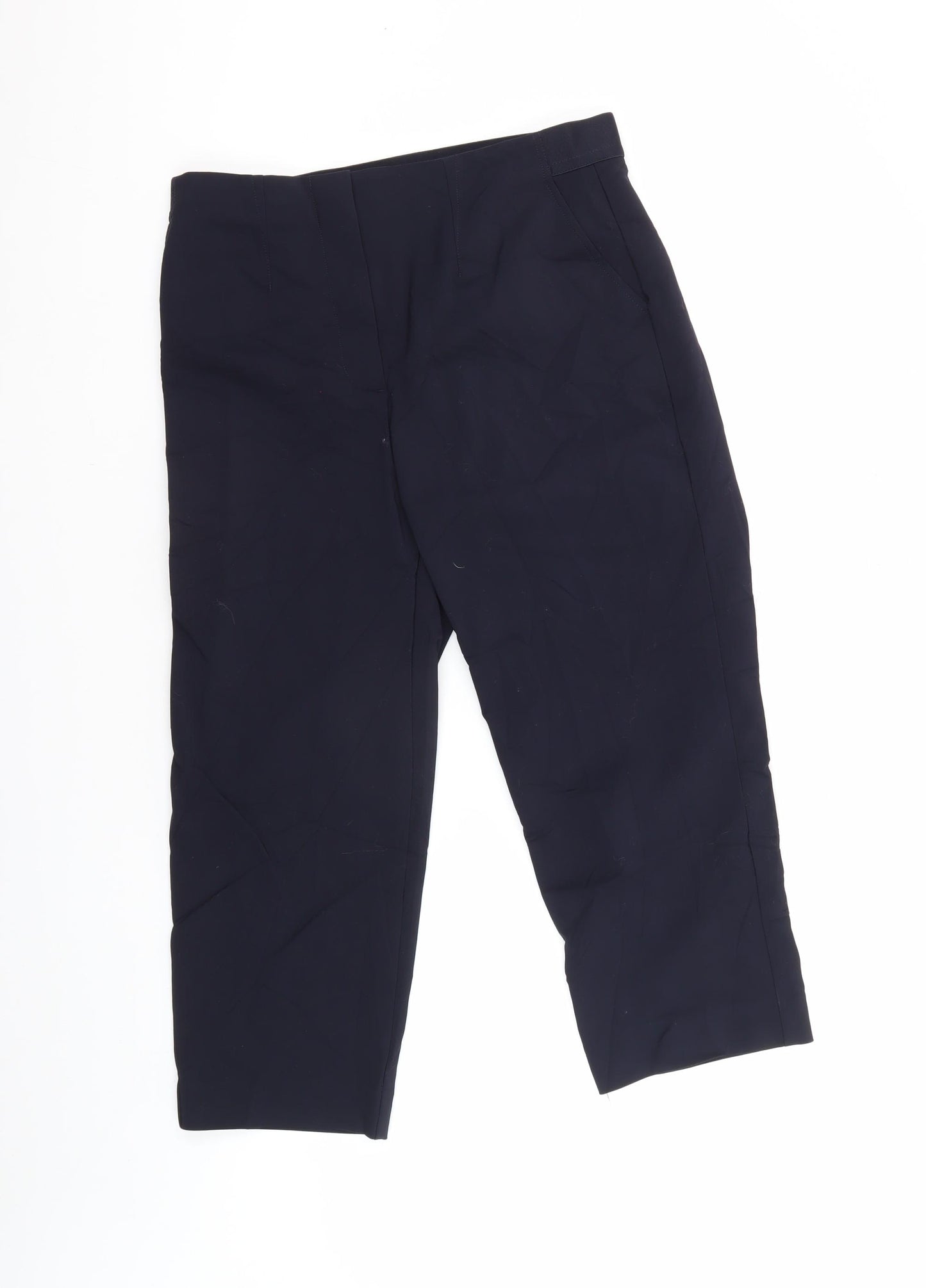 Marks and Spencer Women's Black Cropped Trousers Size 14