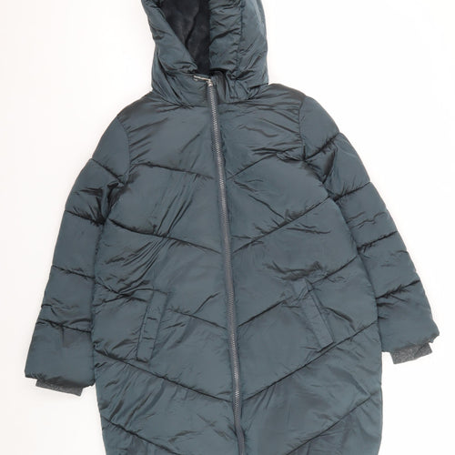 Marks and Spencer Girls' Black Puffer Jacket, 9-10 Years
