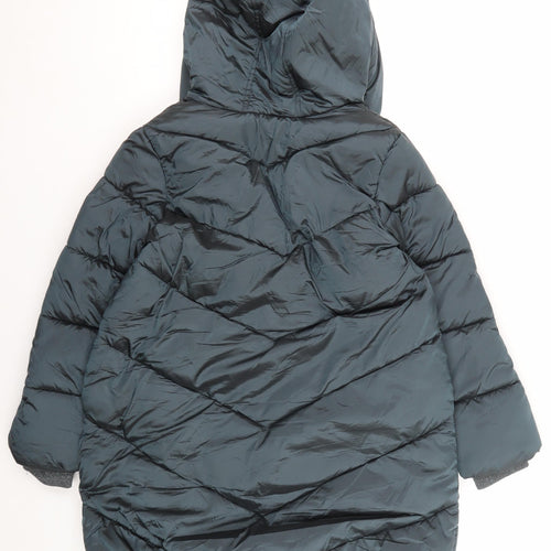 Marks and Spencer Girls' Black Puffer Jacket, 9-10 Years