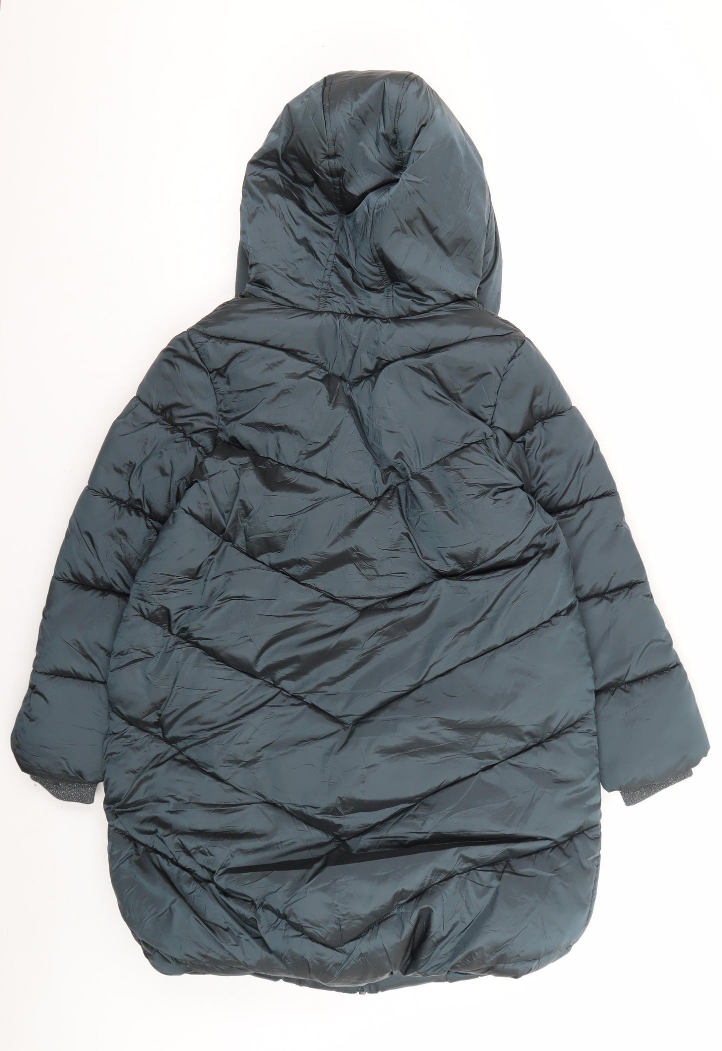 Marks and Spencer Girls' Black Puffer Jacket, 9-10 Years