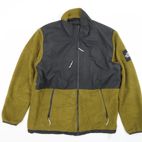 The North Face Men's XL Green Fleece Jacket, Casual Outdoor