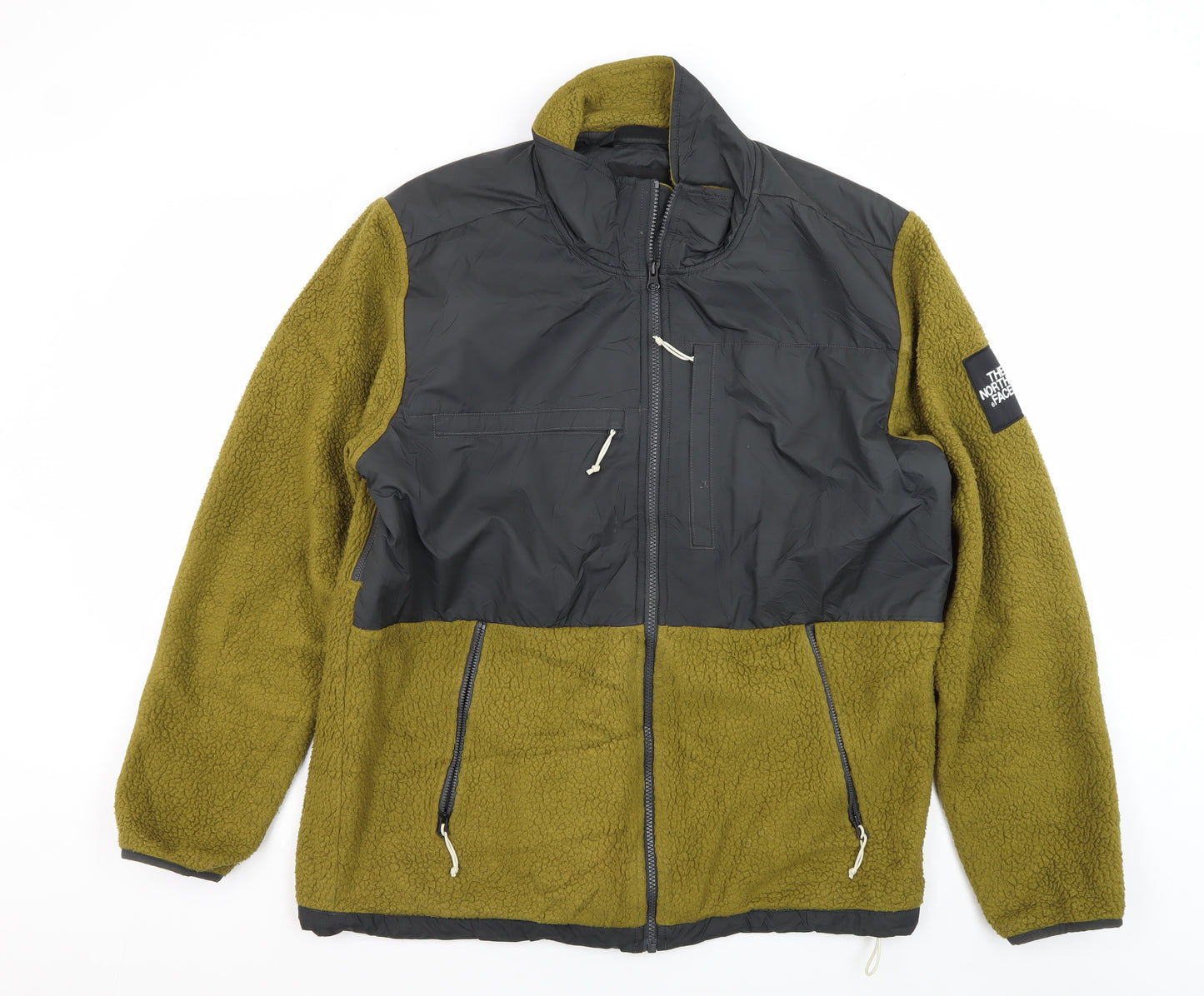 The North Face Men's XL Green Fleece Jacket, Casual Outdoor