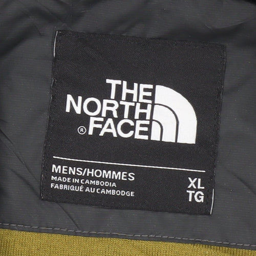 The North Face Men's XL Green Fleece Jacket, Casual Outdoor