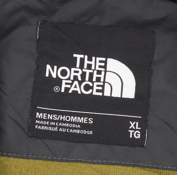 The North Face Men's XL Green Fleece Jacket, Casual Outdoor
