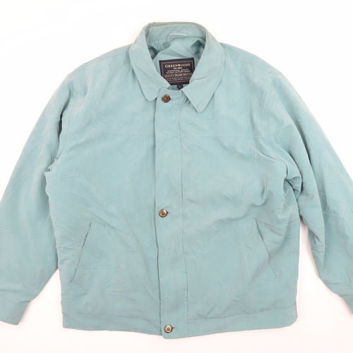 Greenwoods Blue Relaxed Fit Jacket L, Casual Unisex