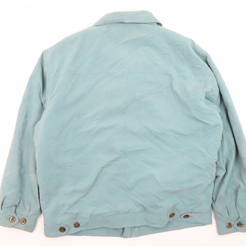 Greenwoods Blue Relaxed Fit Jacket L, Casual Unisex