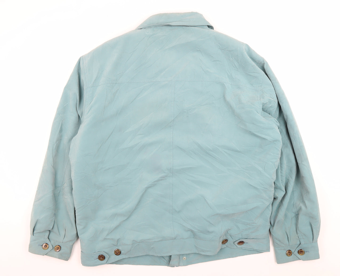 Greenwoods Blue Relaxed Fit Jacket L, Casual Unisex