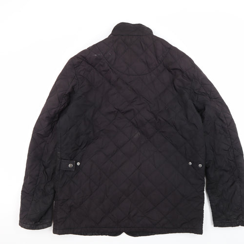 Barbour Men's Black Quilted Jacket - Size L
