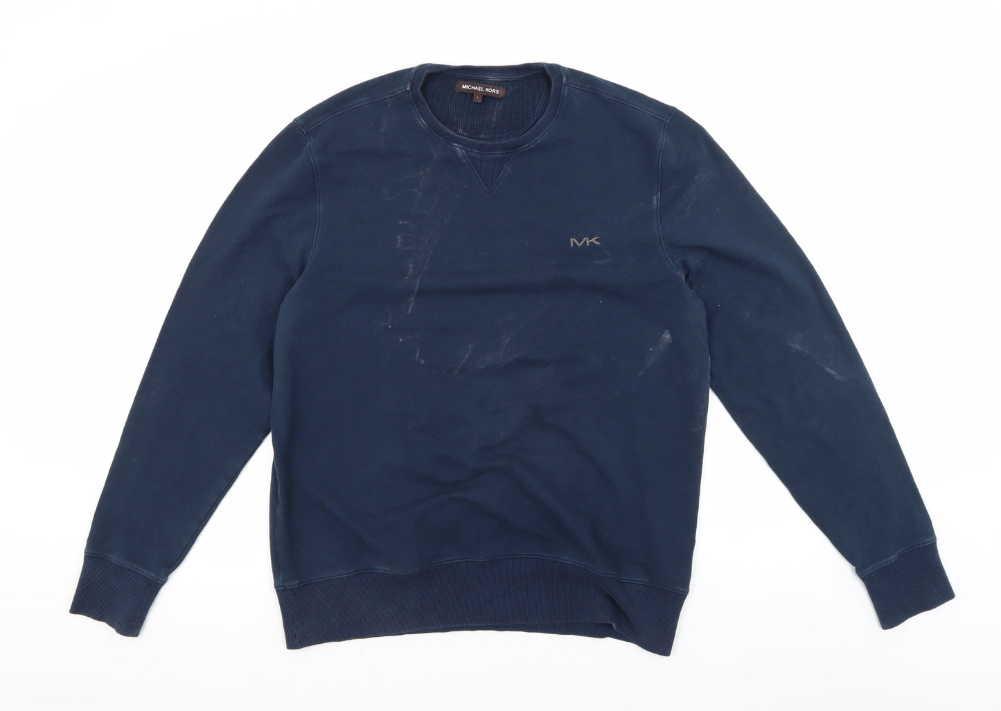 Michael Kors Men's Blue Pullover Sweatshirt L