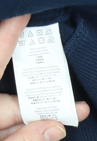 Michael Kors Men's Blue Pullover Sweatshirt L