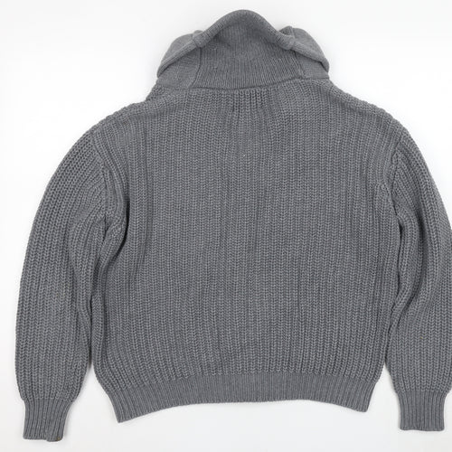John Lewis & Co. Men's Grey Cardigan Medium