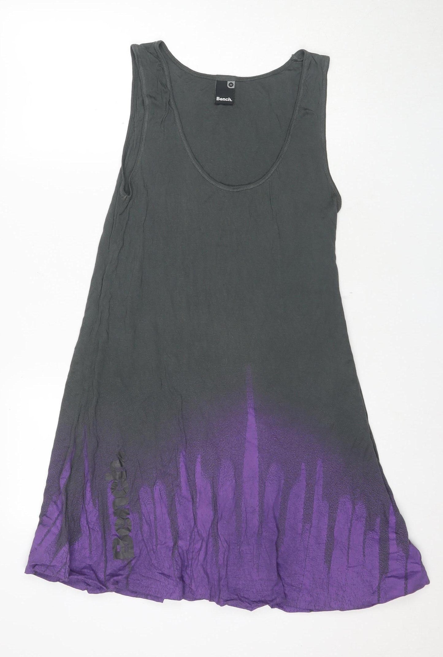 Bench Women's Grey & Purple Swing Dress M