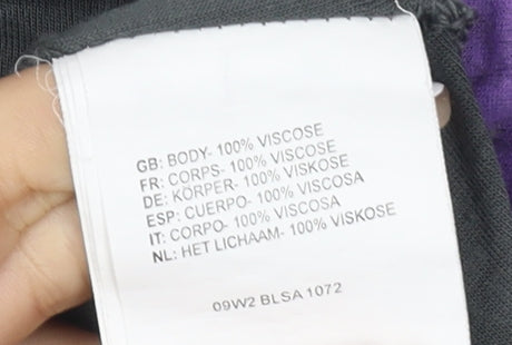 Bench Women's Grey & Purple Swing Dress M