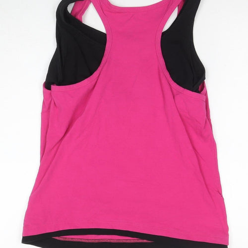 Pineapple Women's Pink Scoop Neck Tank Top Size 18