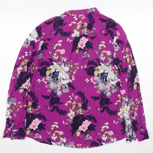 Oasis Women's Multicoloured Floral Blouse, Size 12