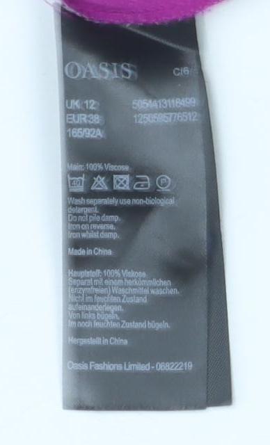 Oasis Women's Multicoloured Floral Blouse, Size 12