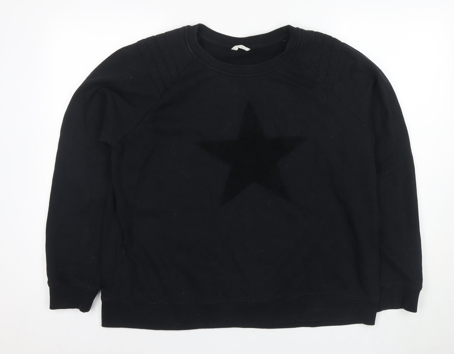 Hush Women's XL Black Sweatshirt with Logo