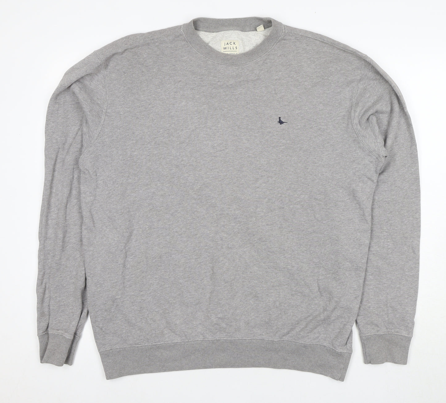 Jack Wills Men's Grey Crew Neck Sweatshirt M