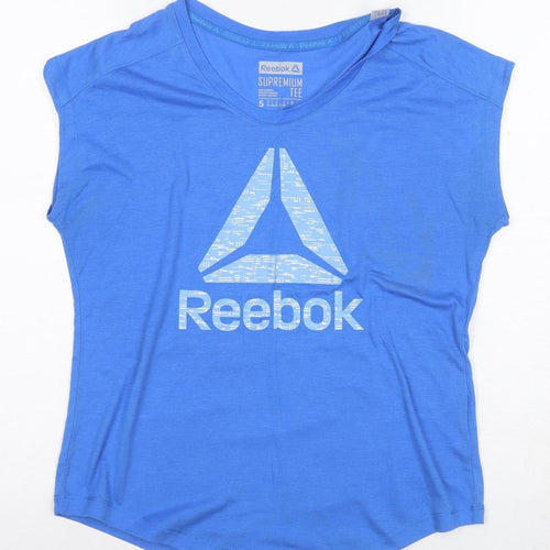 Reebok Women's Blue Sleeveless T-Shirt, Size S