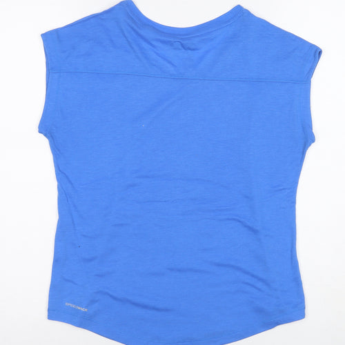 Reebok Women's Blue Sleeveless T-Shirt, Size S