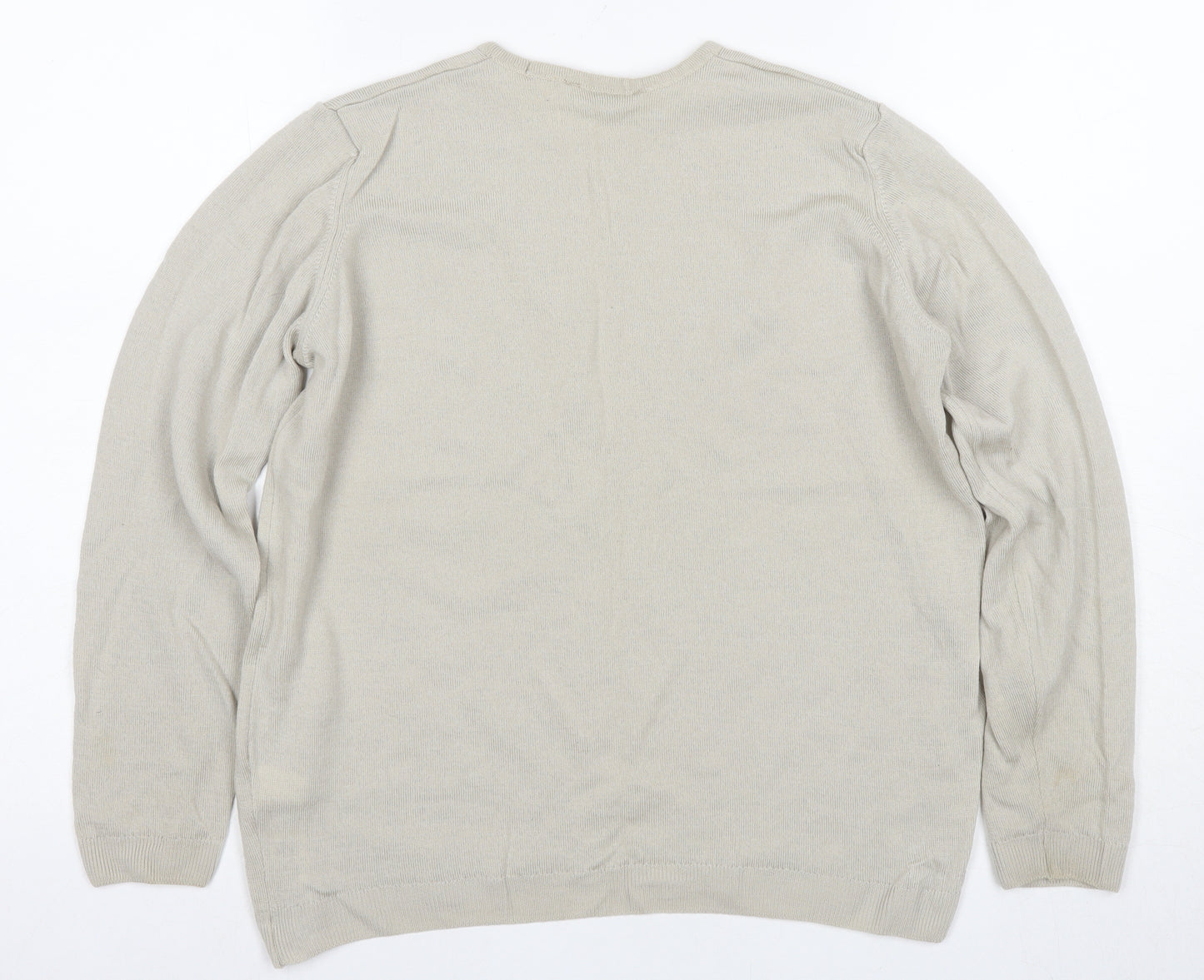 Marks and Spencer Women's Beige Pullover Jumper Size 14