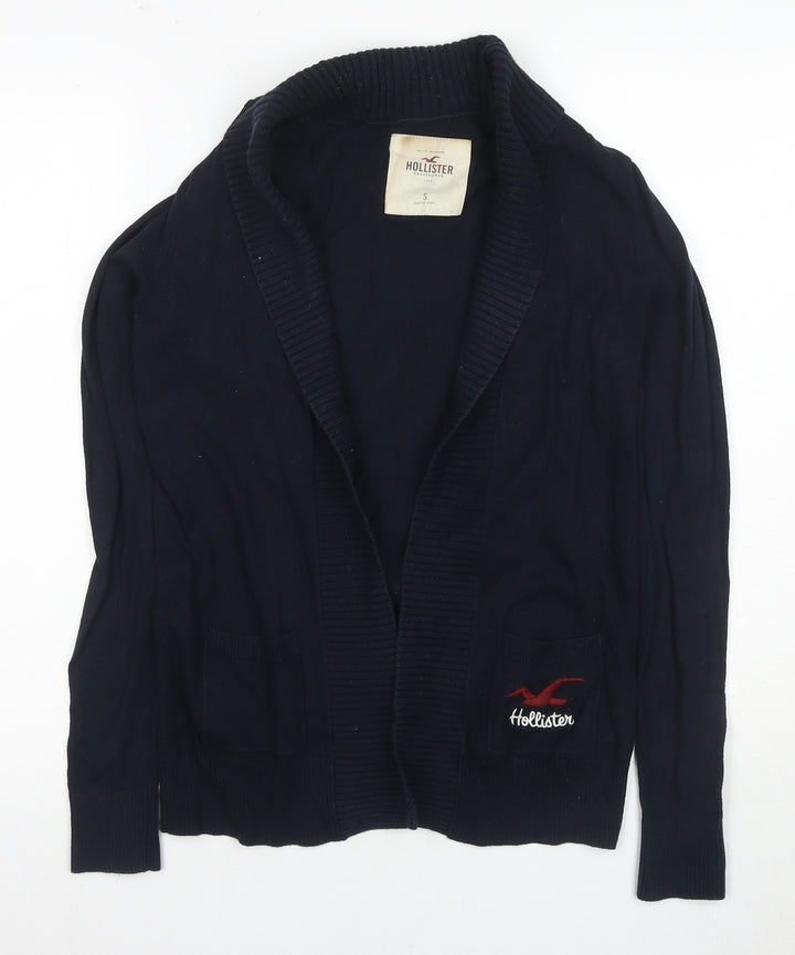 Hollister Women's Black Cardigan S, Knit Long Sleeve