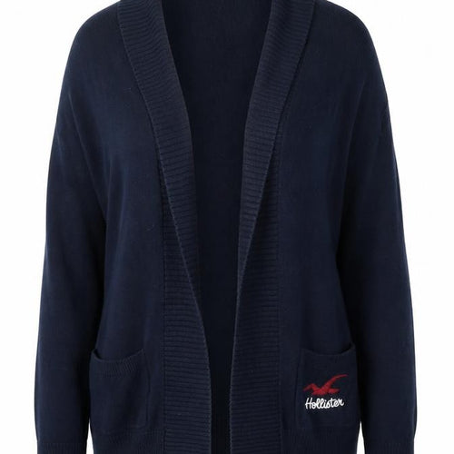 Hollister Women's Black Cardigan S, Knit Long Sleeve