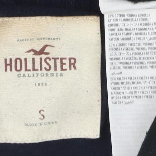 Hollister Women's Black Cardigan S, Knit Long Sleeve