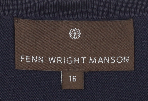 Fenn Wright Manson Women's Blue Cardigan Size 16