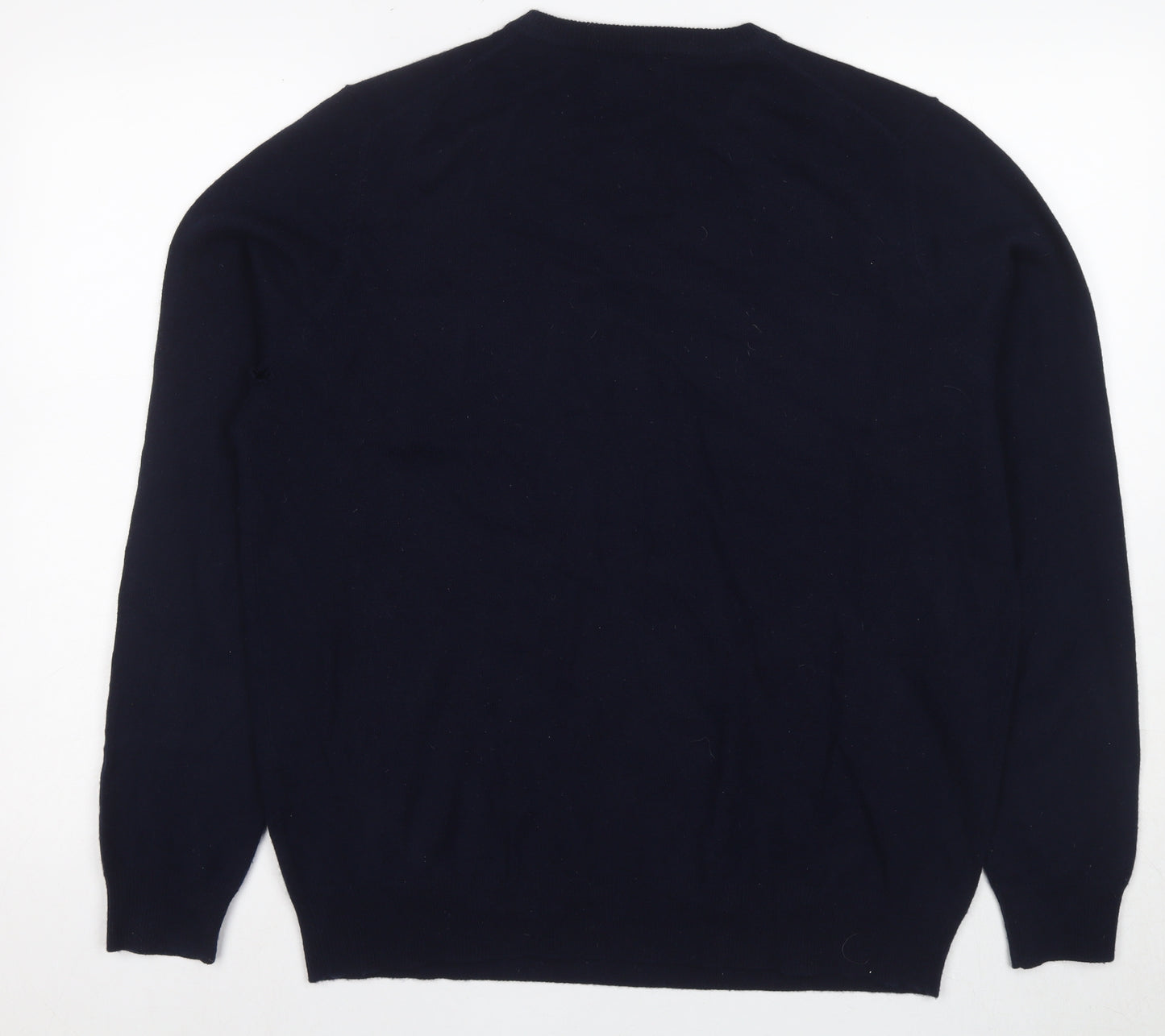 Marks and Spencer Men’s Black XL Cashmere Pullover Jumper