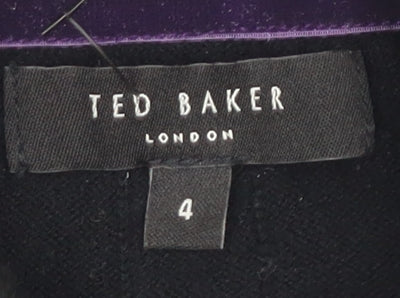 Ted Baker Men's Black Wool Cashmere Pullover Jumper