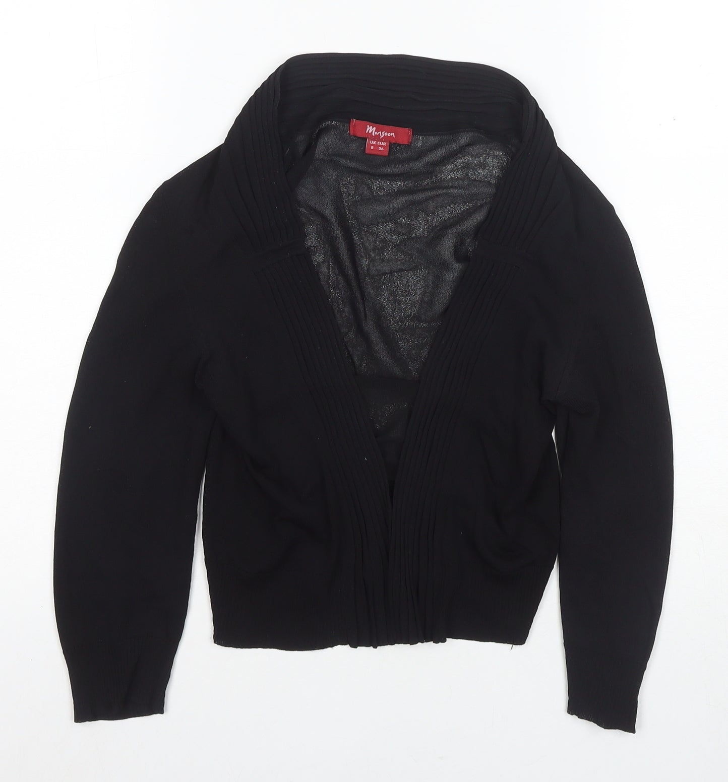 Morgan Women's Black Size 8 Cardigan Jumper