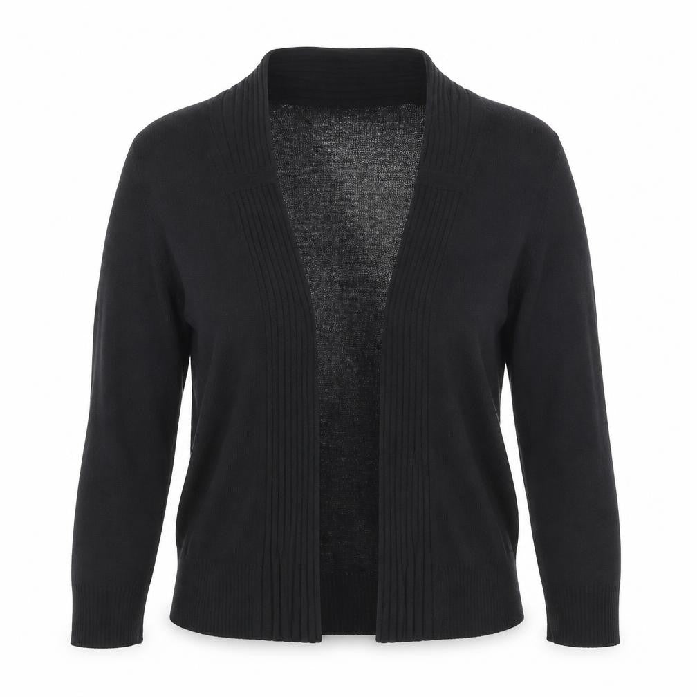 Front view of Morgan Women's Black, size 8, Cardigan Jumper