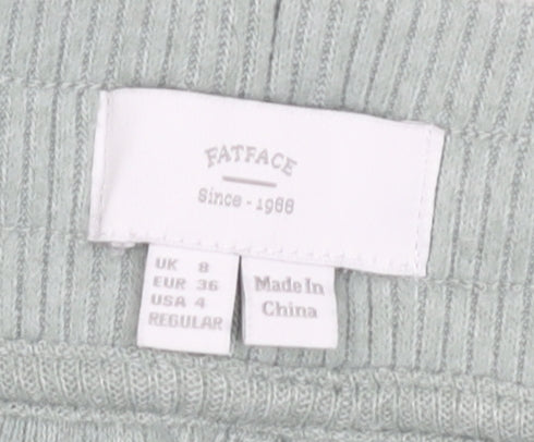 FatFace Women's Green Jogger Trousers, Size 8