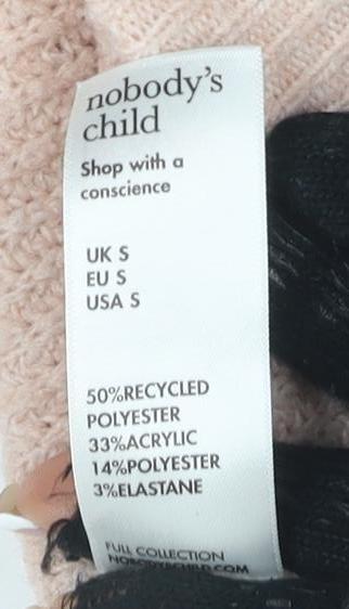 Nobody's Child Women's Pink Pullover Jumper S