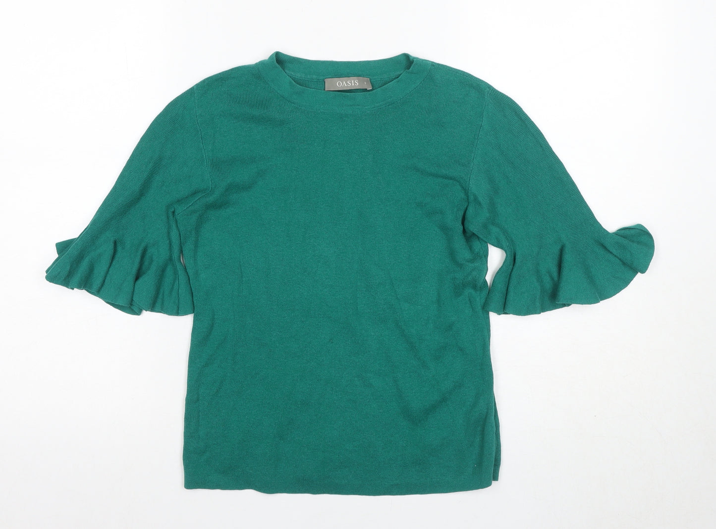 Oasis Green Flared Sleeve Women's T-Shirt S